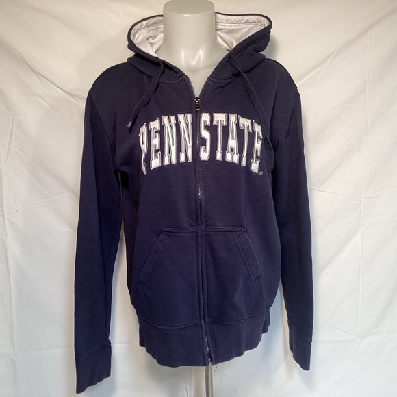 Stadium Athletics Tops - Stadium Athletics Penn State Nittany Lions Navy Full Zip Up Hoodie Women’s Large